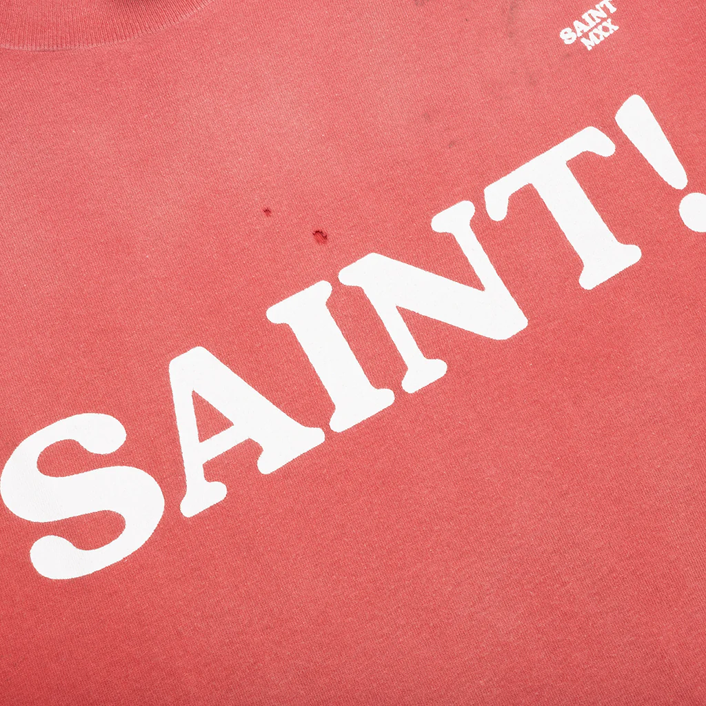 Saint! S/S Tee - Red - Image 3