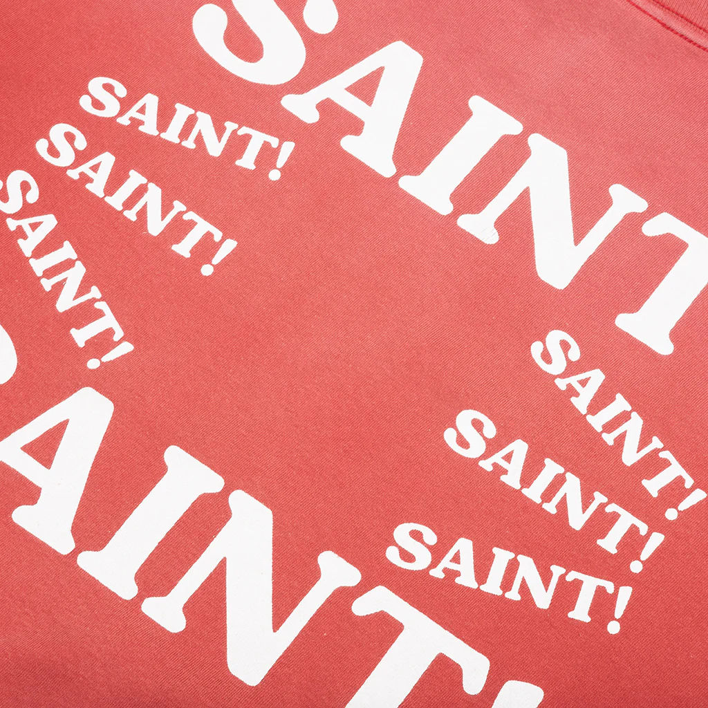 Saint! S/S Tee - Red - Image 4
