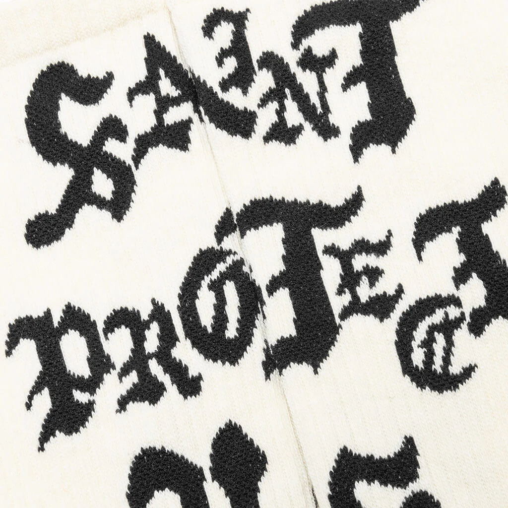 Saint Protect Socks - Ecru Beige - Image 2
