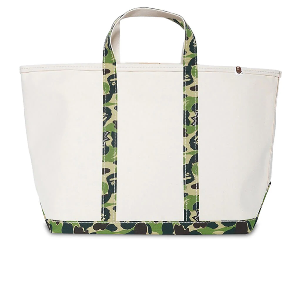 Saint Michael x A Bathing Ape Large Tote Bag - White/Camo