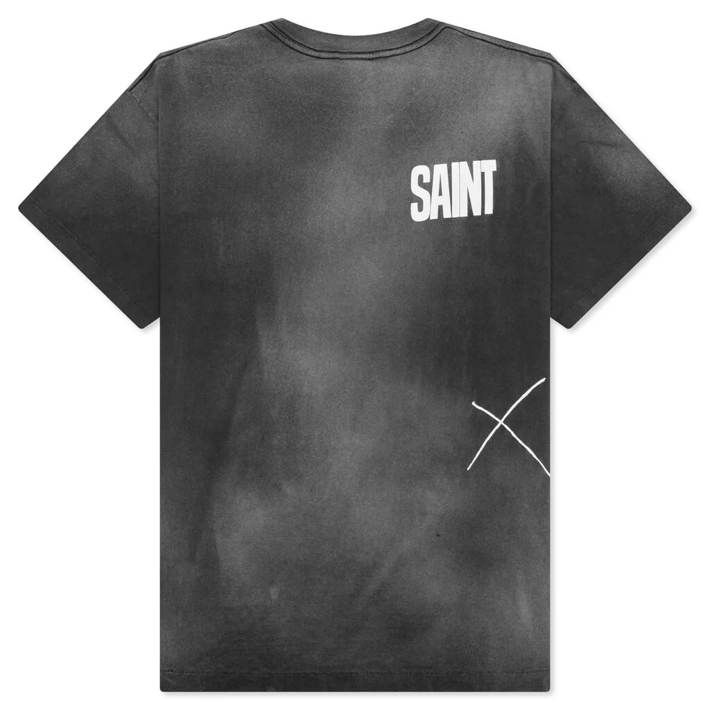 Saint Michael x Last Man Beating S/S Tee - Black - Image 2