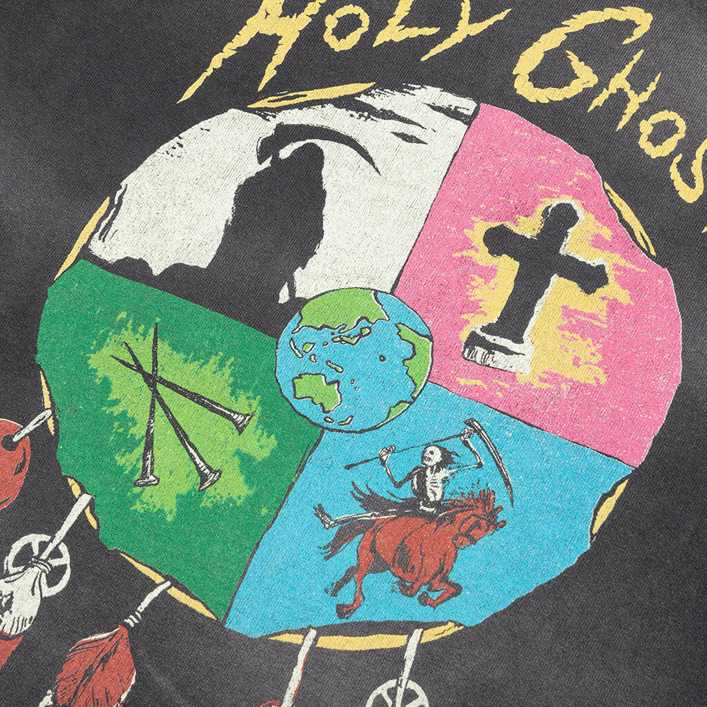 Saint Michael x Last Man Holy Ghost S/S Tee - Black - Image 3