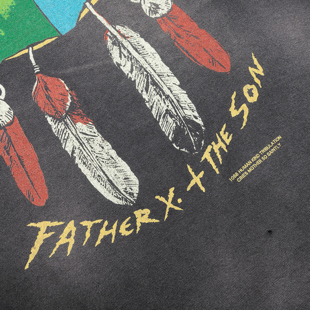Saint Michael x Last Man Holy Ghost S/S Tee - Black - Image 4