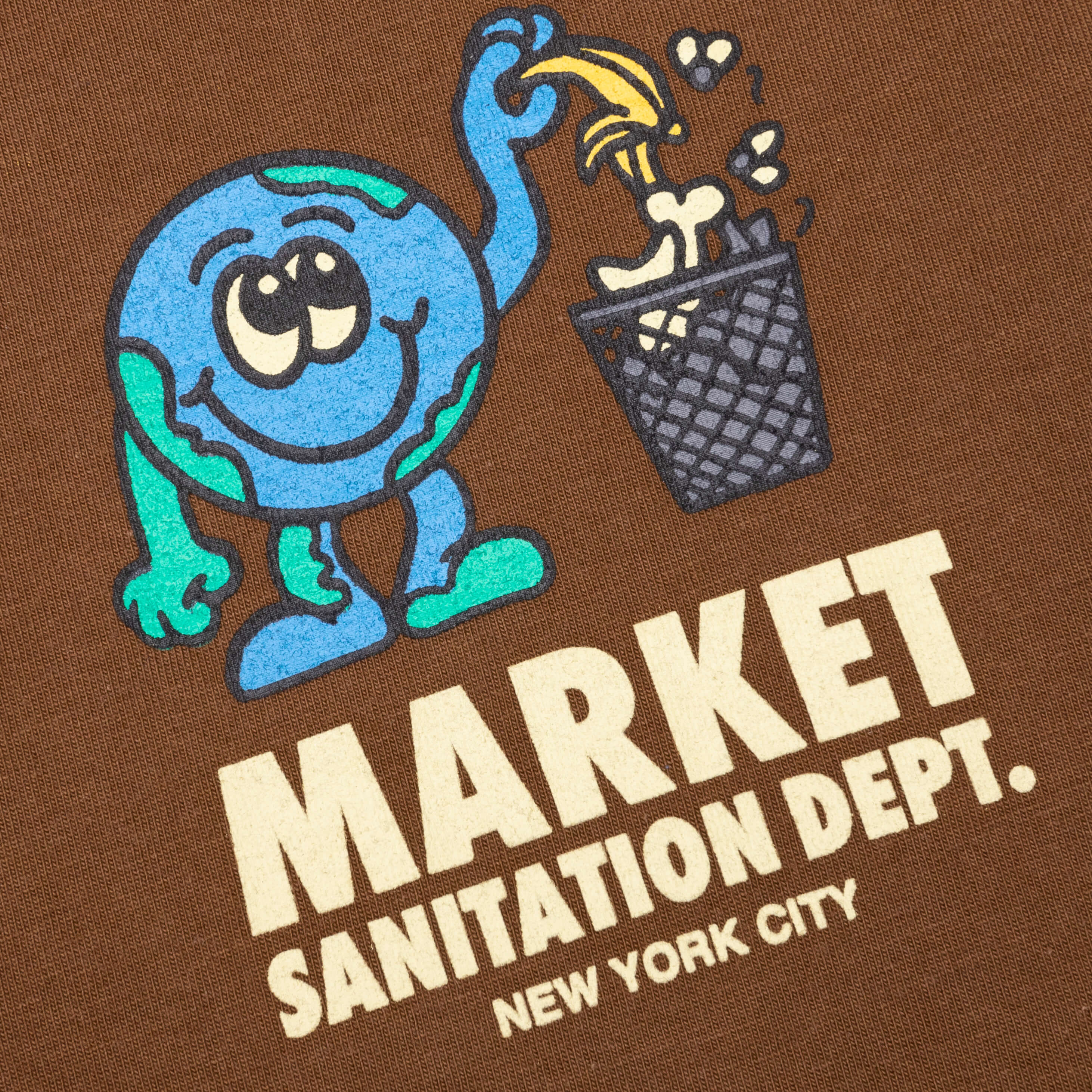 Sanitation Dept T-Shirt - Mocha - Image 3