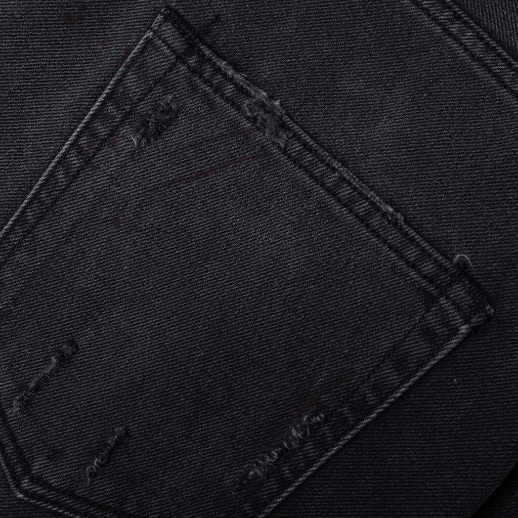 Baggy Moto Pant - Washed Black - Image 3