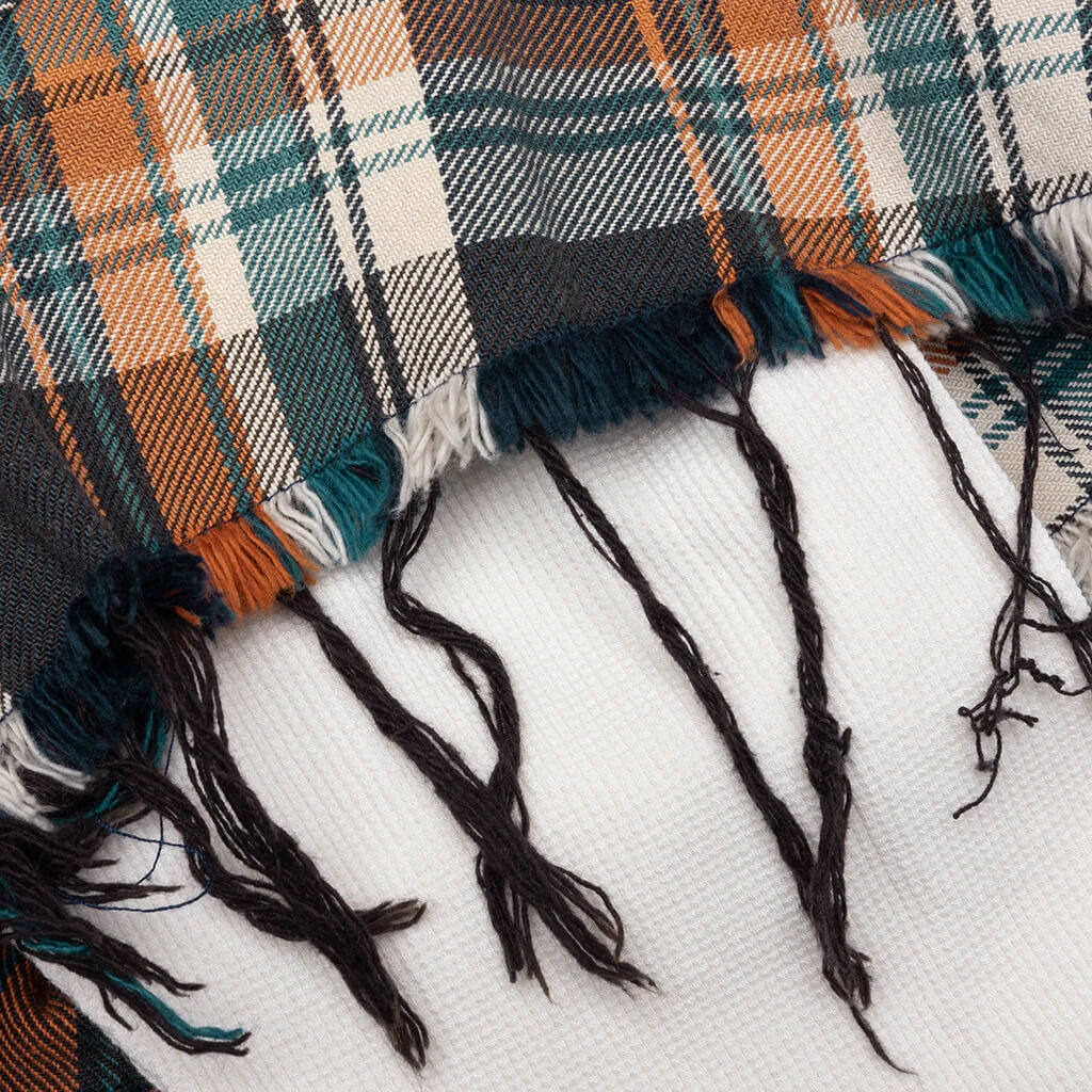 Bender Cut Off Flannel - Orange Plaid - Image 4