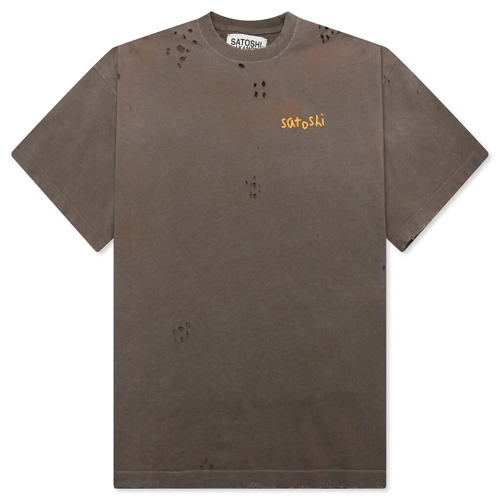 Chain Stitch Tee - Brick