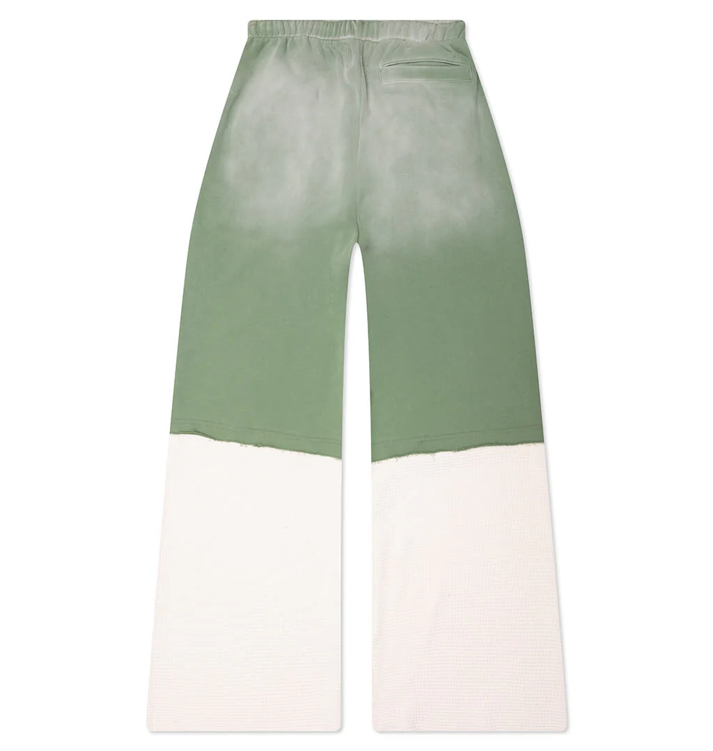 Double Layer Sweatpant - Green - Image 2