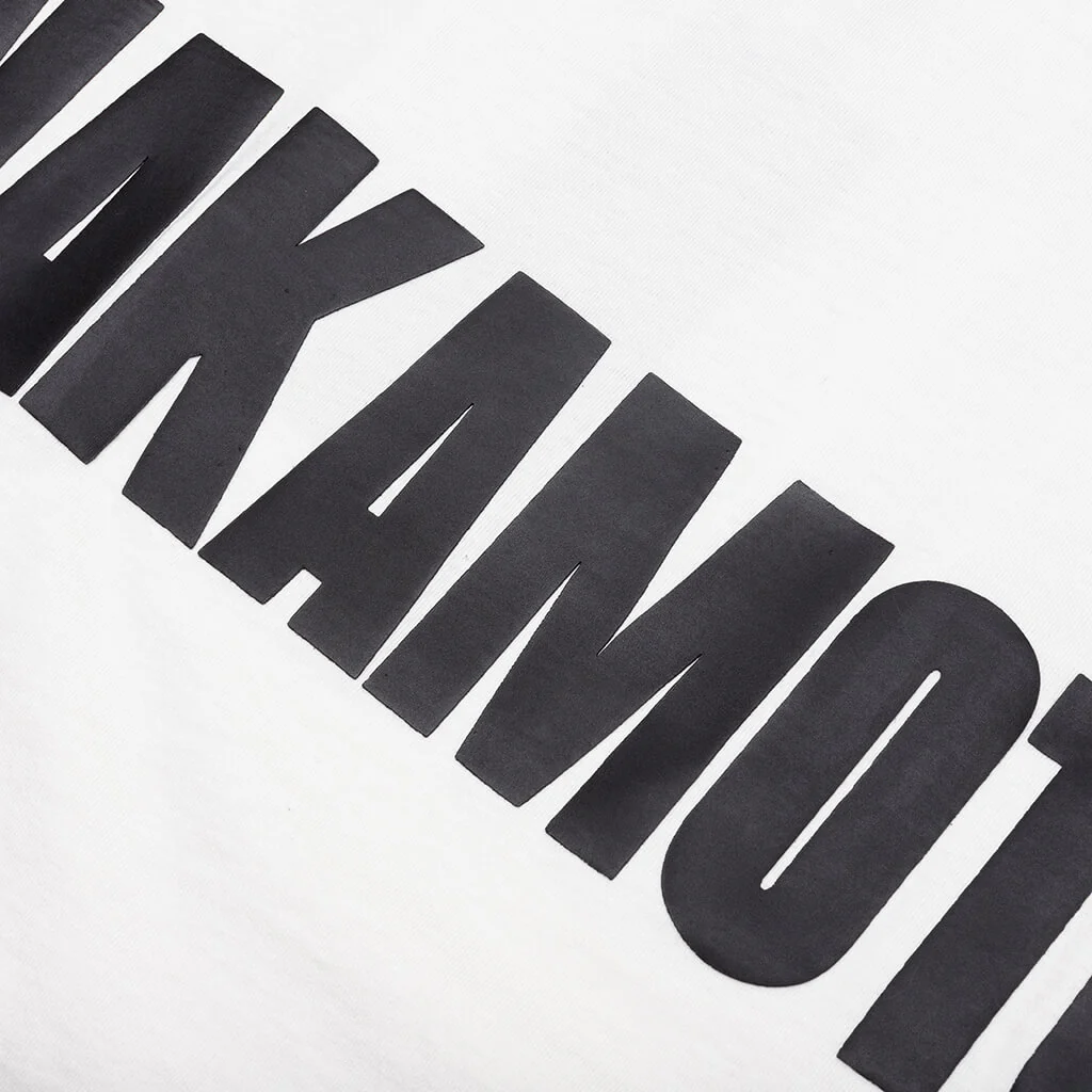 Jumbo Font Oversized Tee - White - Image 4