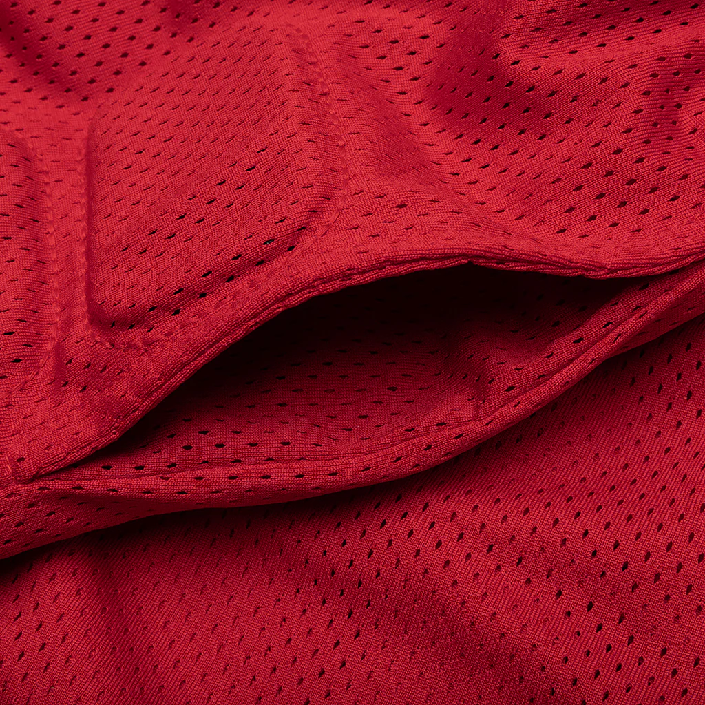 Mesh Moto Short - Red - Image 3