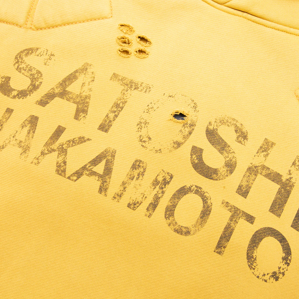 Moto Hoodie - Mustard - Image 3