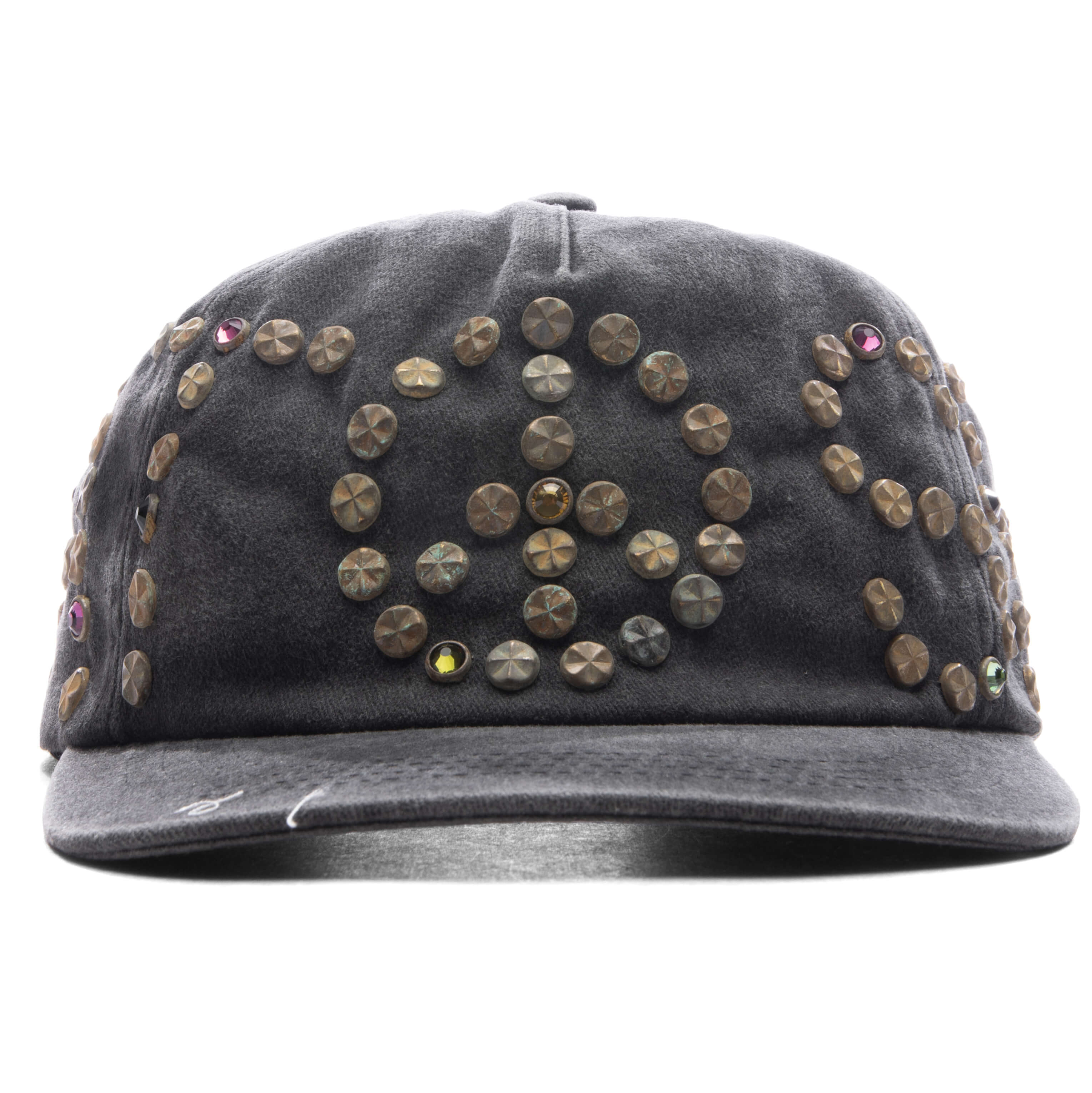 Studded Wrap Around Hat - Black