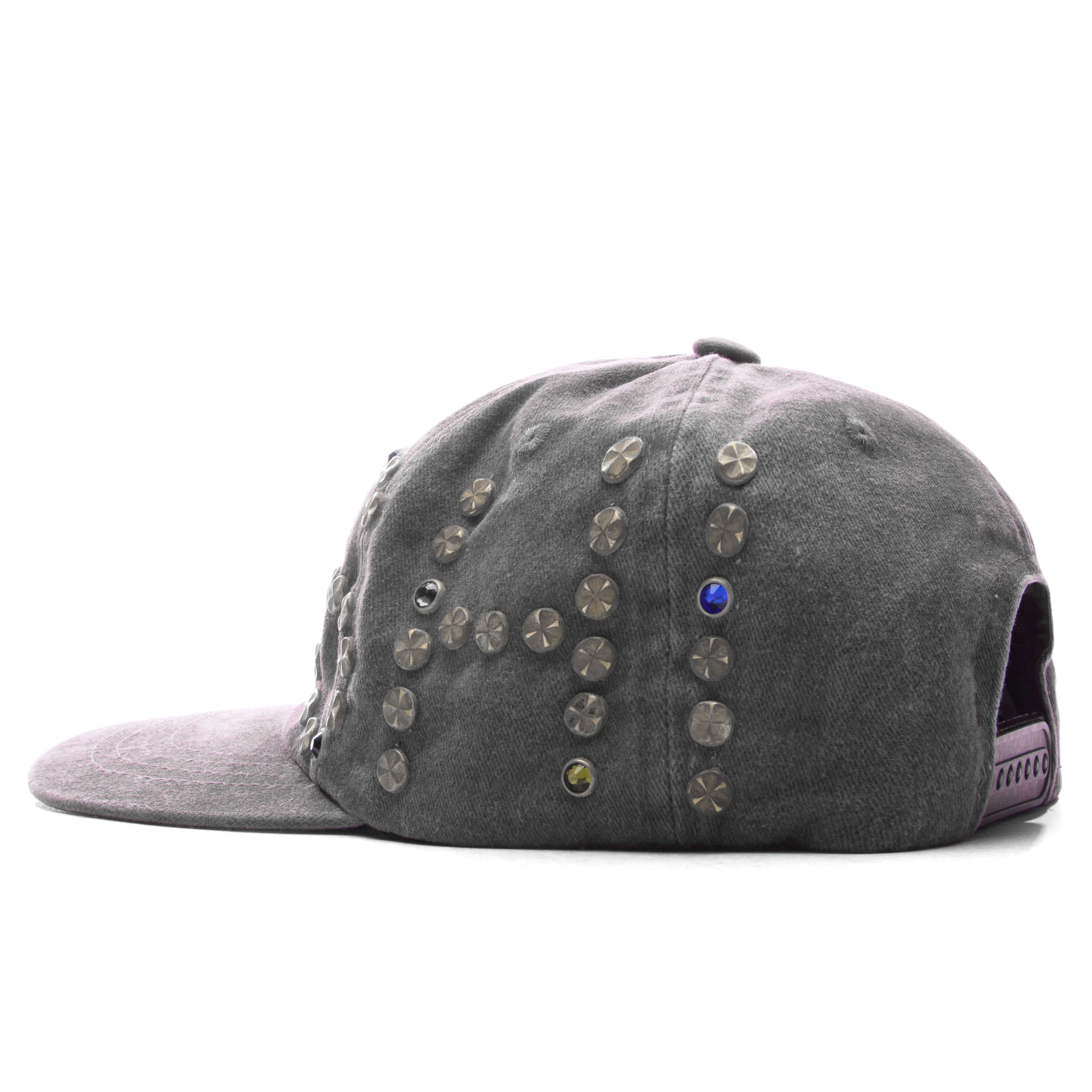 Studded Wrap Around Hat - Black - Image 4