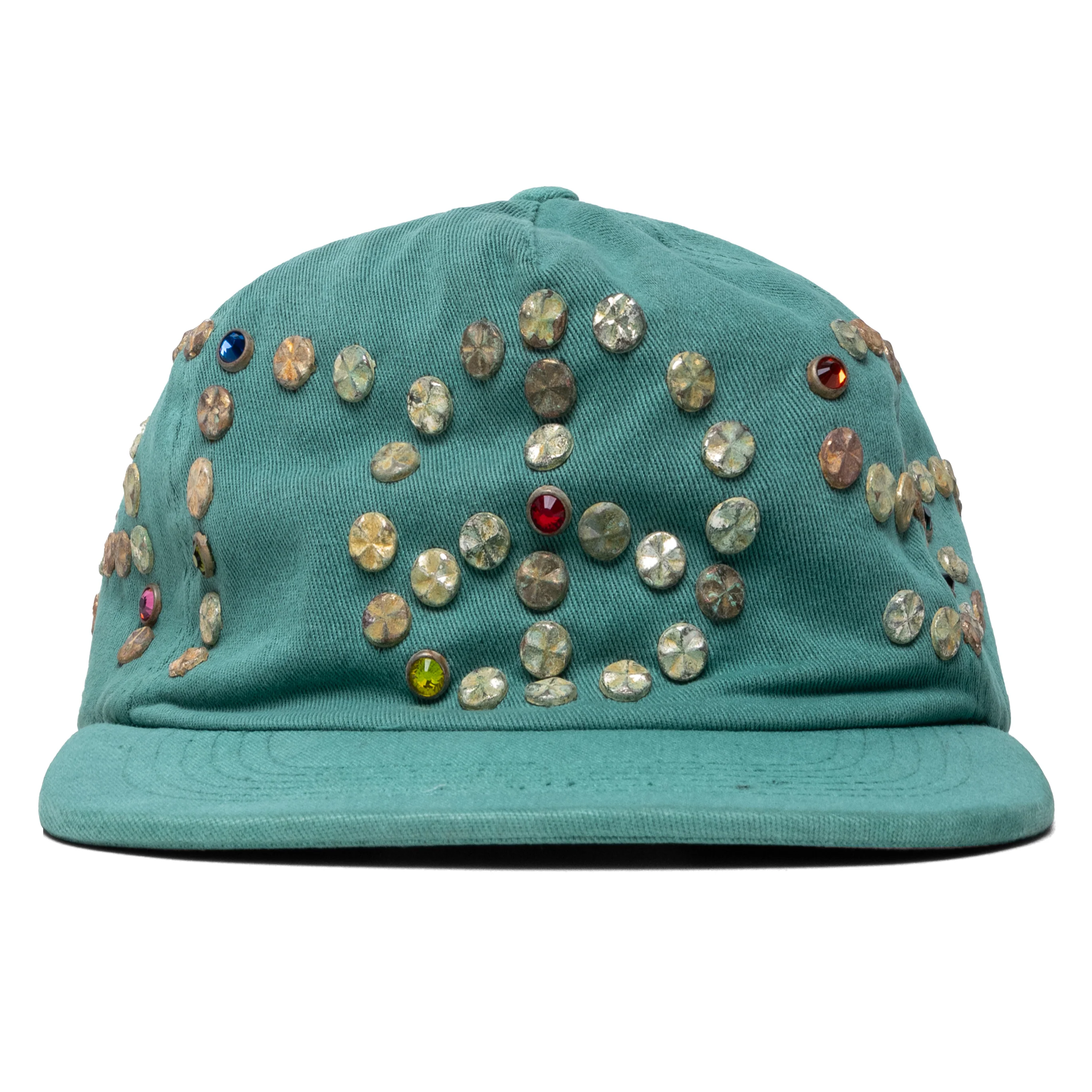 Studded Wrap Around Hat - Green