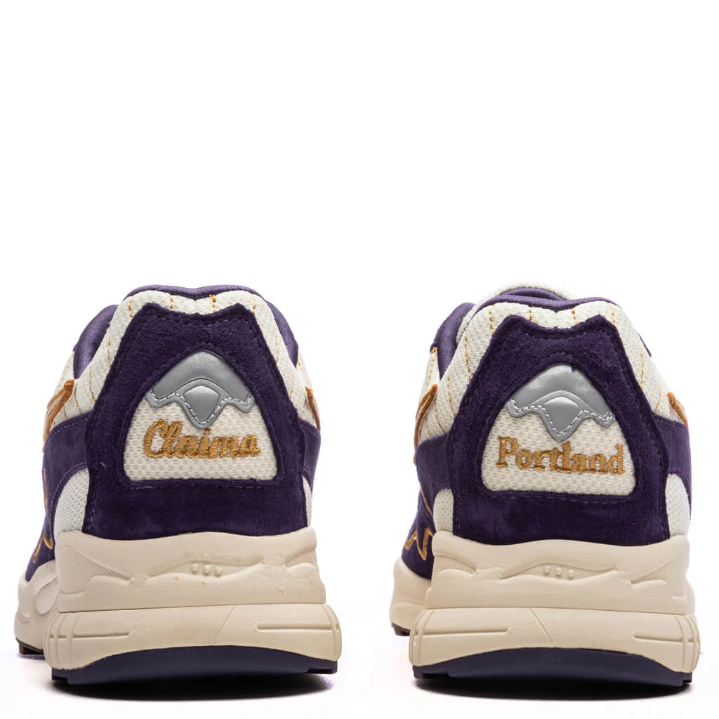 Saucony x Claima Claim a Seat 3D Grid Hurricane - Purple/Cream - Image 4