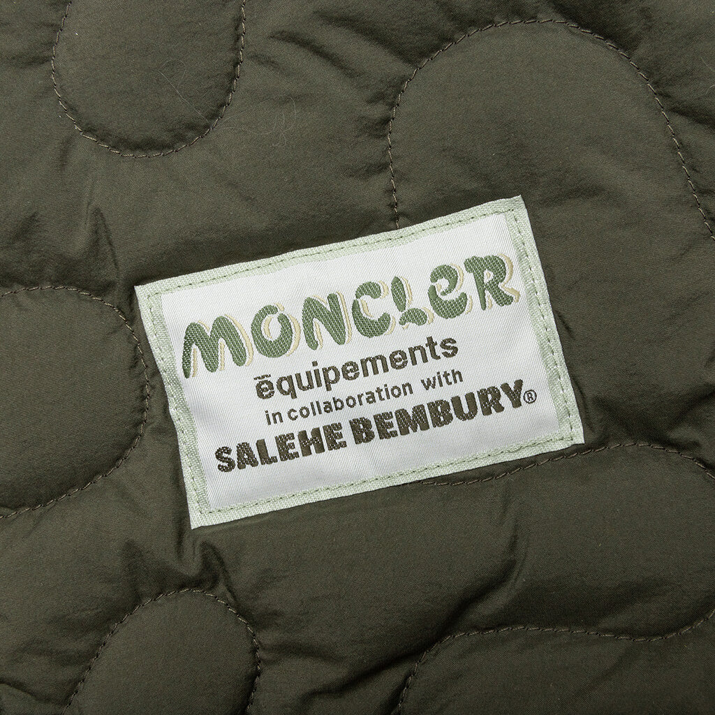 Moncler Genius x Salehe Bembury Padded Shirt - Dark Green - Image 3