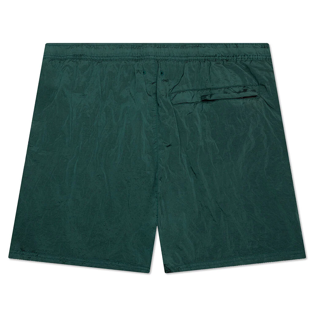 Nylon Metal Short - Bottle Green - Image 2