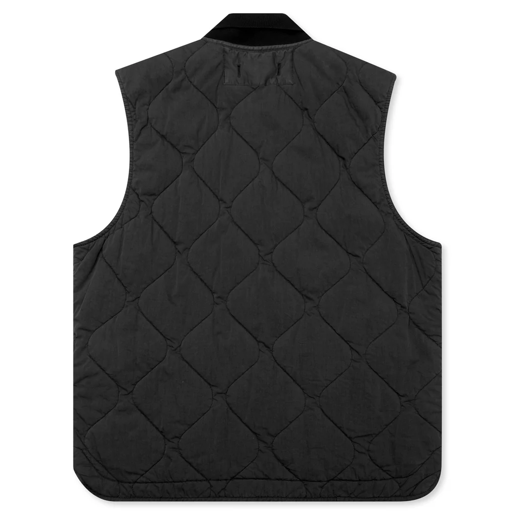Quilted Nylon Vest - Lead Grey - Image 2