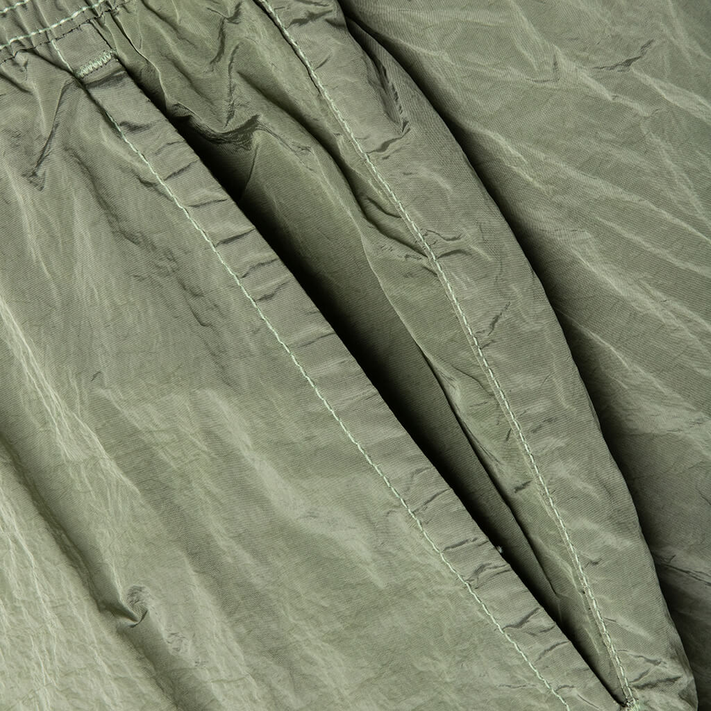 Nylon Metal Shorts - Light Green - Image 3