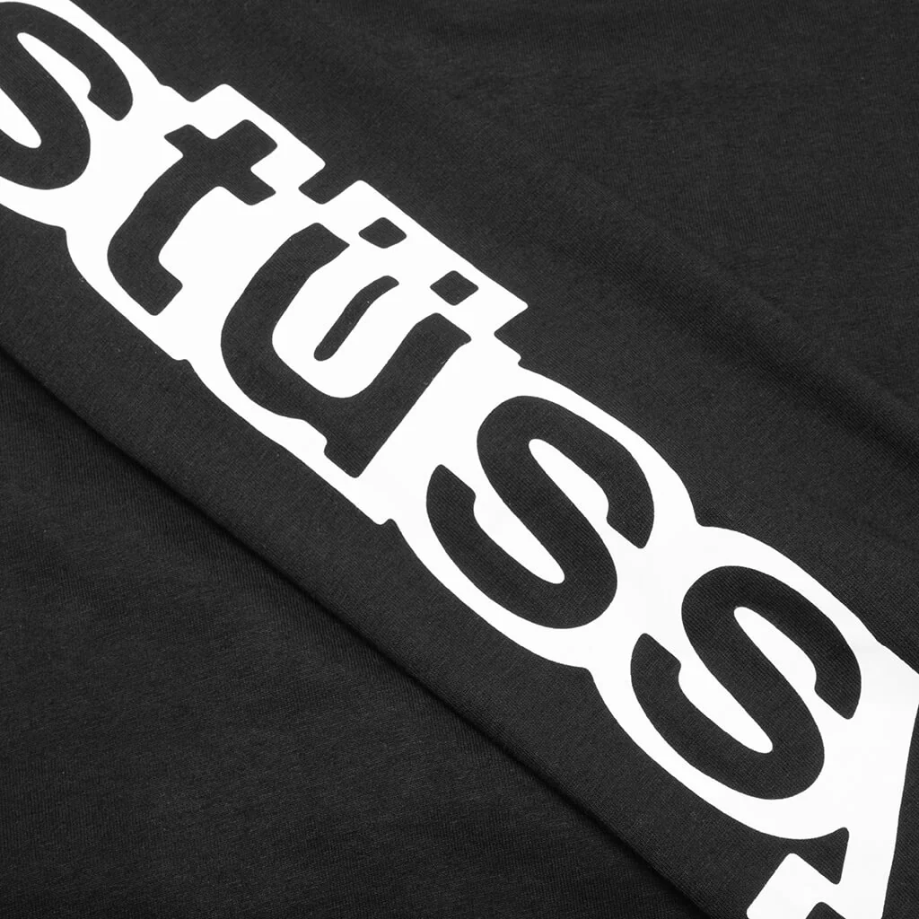 Sideways L/S Tee - Black - Image 3