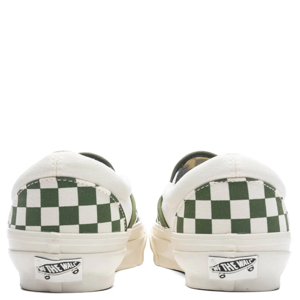 Premium Slip-On 98 - Checkerboard Pesto - Image 4