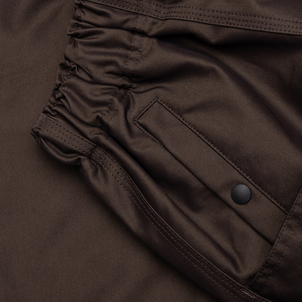 C/Pe Twill Belted C.S.Short - Brown - Image 4