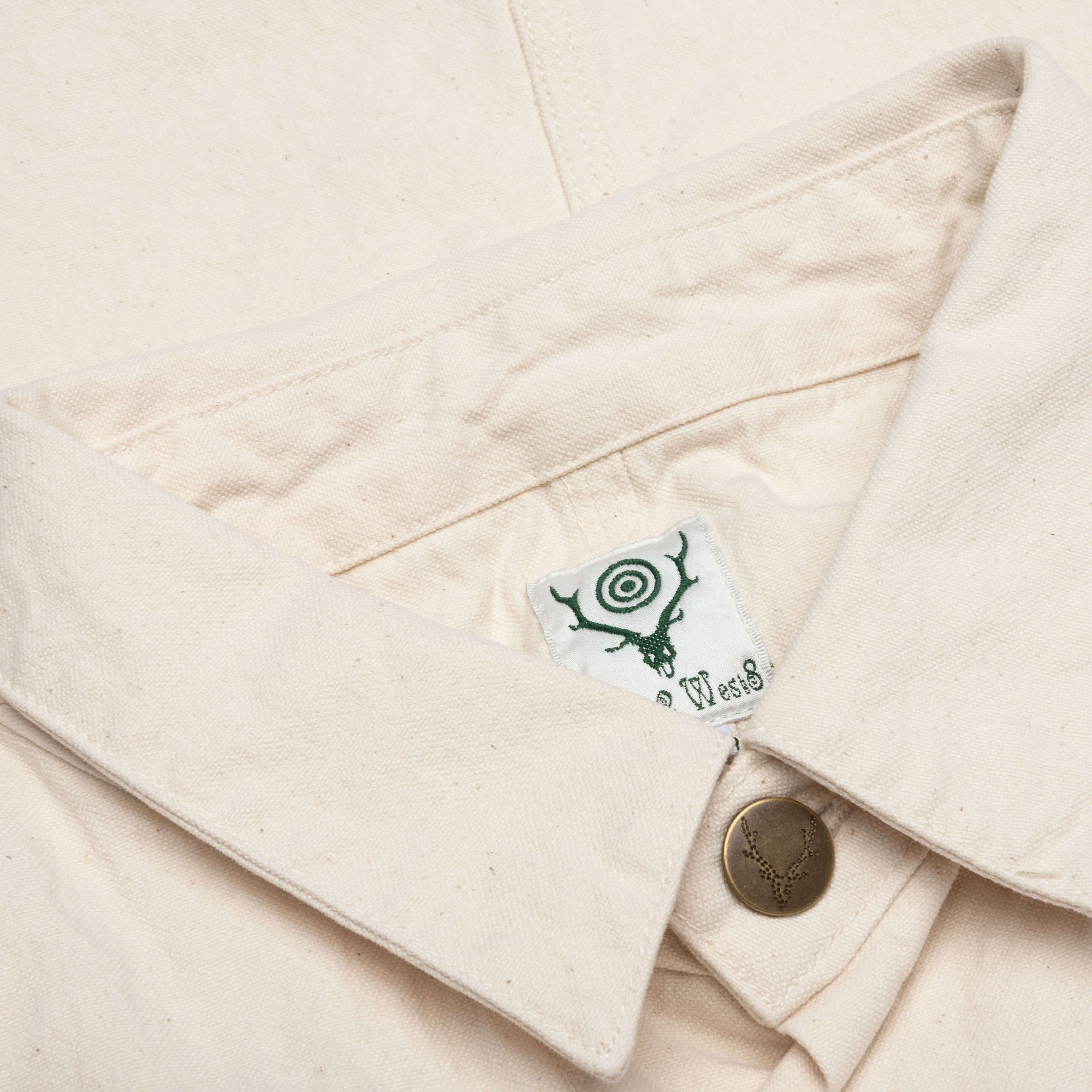 Coverall 10oz Cotton Canvas - Off White - Image 3