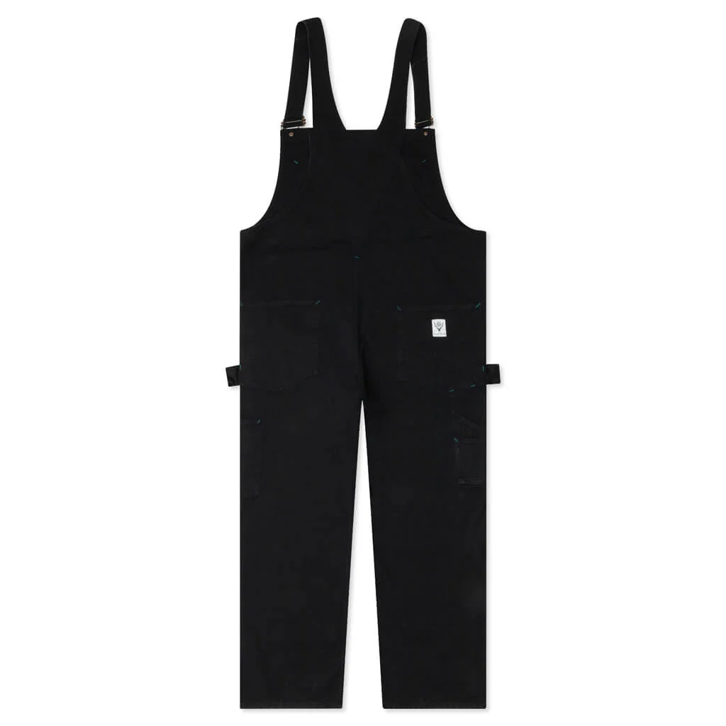 Overalls 10oz Cotton Canvas - Black - Image 2