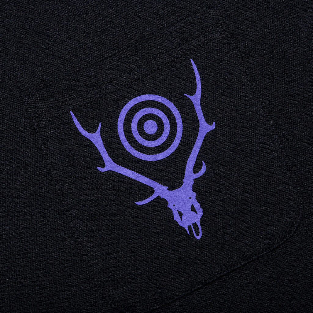 Round Pocket S/S Tee - Black - Image 4