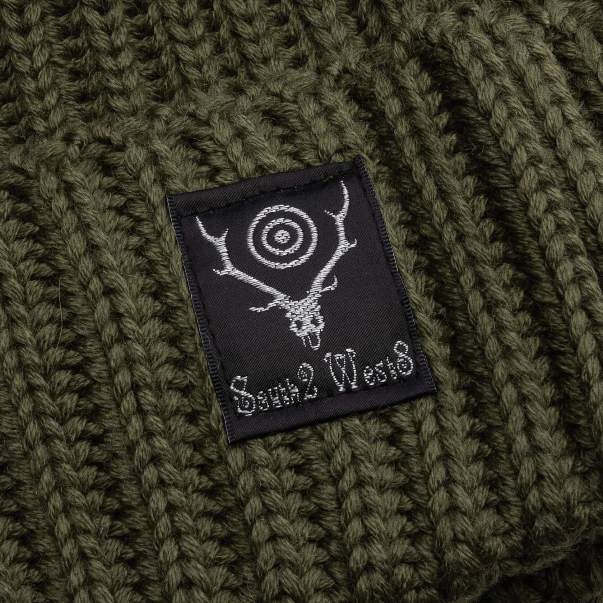 Watch Knit Cap - Olive - Image 2