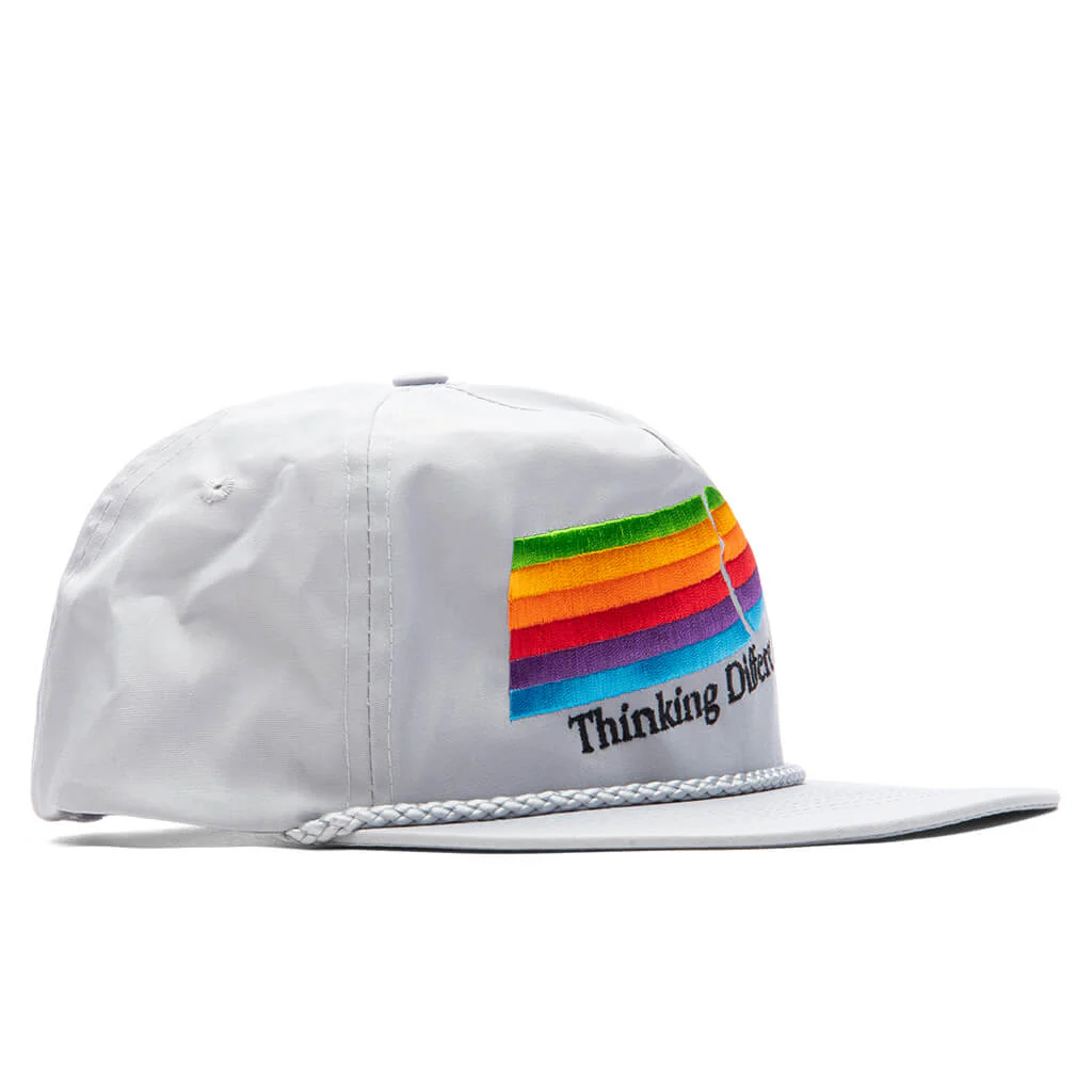 Spectrum Hat with Rainbow - Grey - Image 3