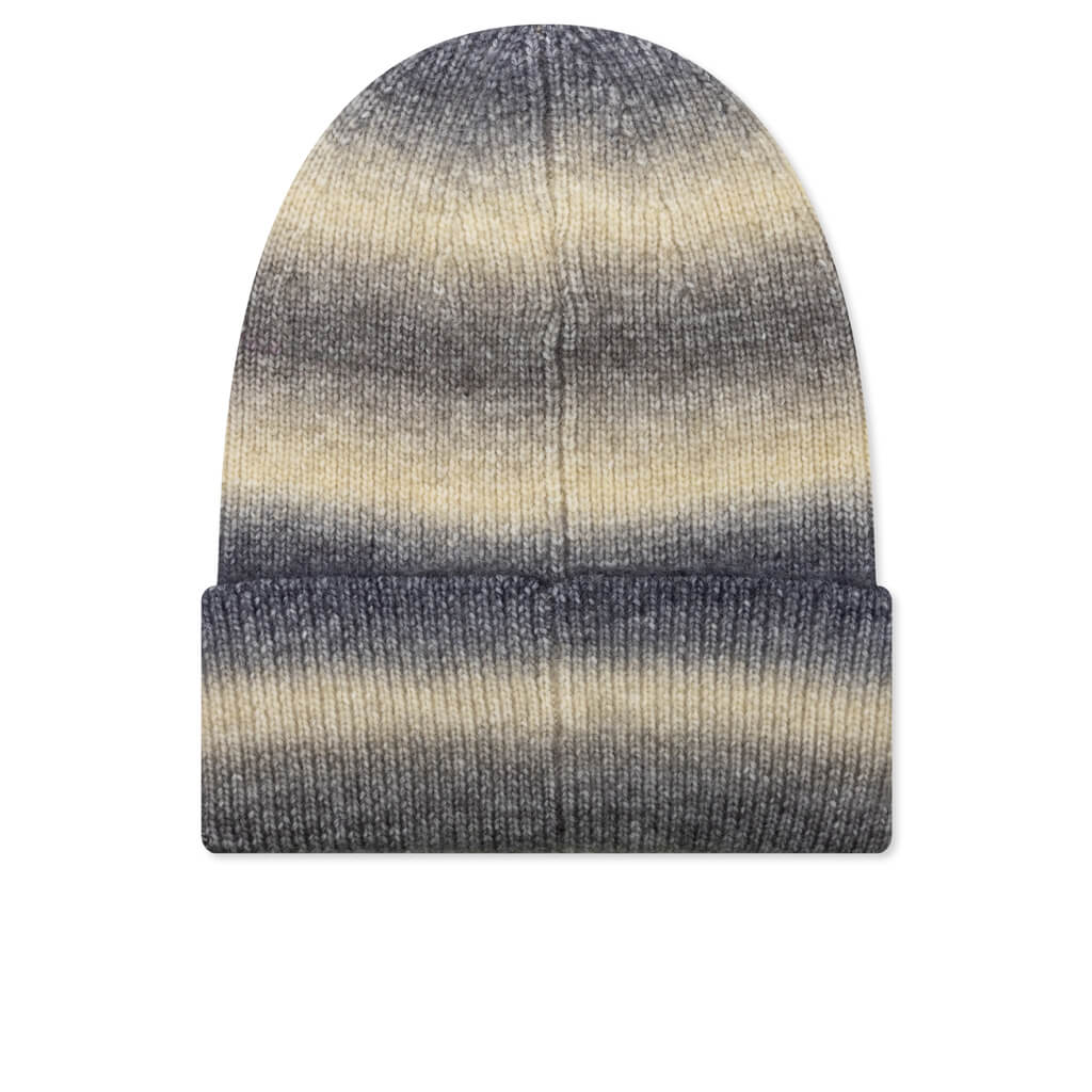 Spray Stripe Cuff Beanie - Lime Multi - Image 3
