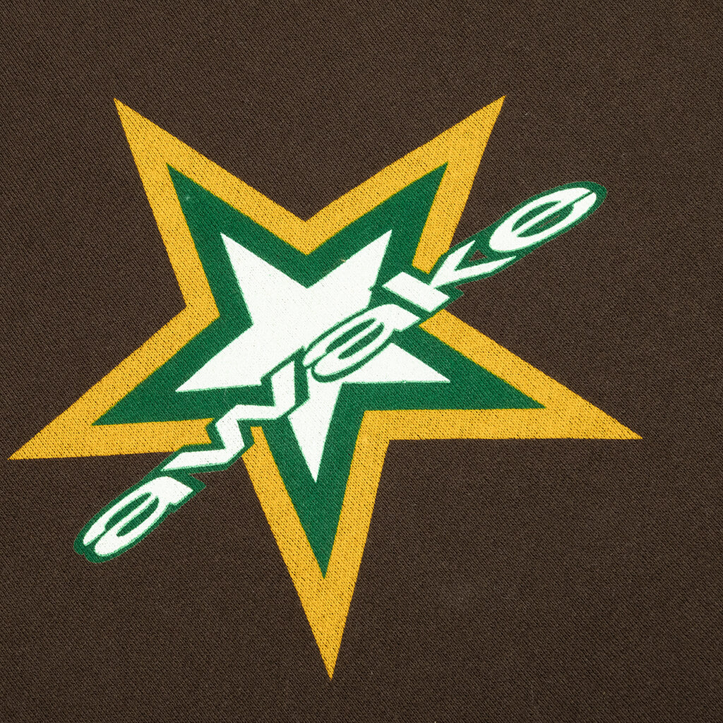 Star Logo Hoodie - Chocolate - Image 3