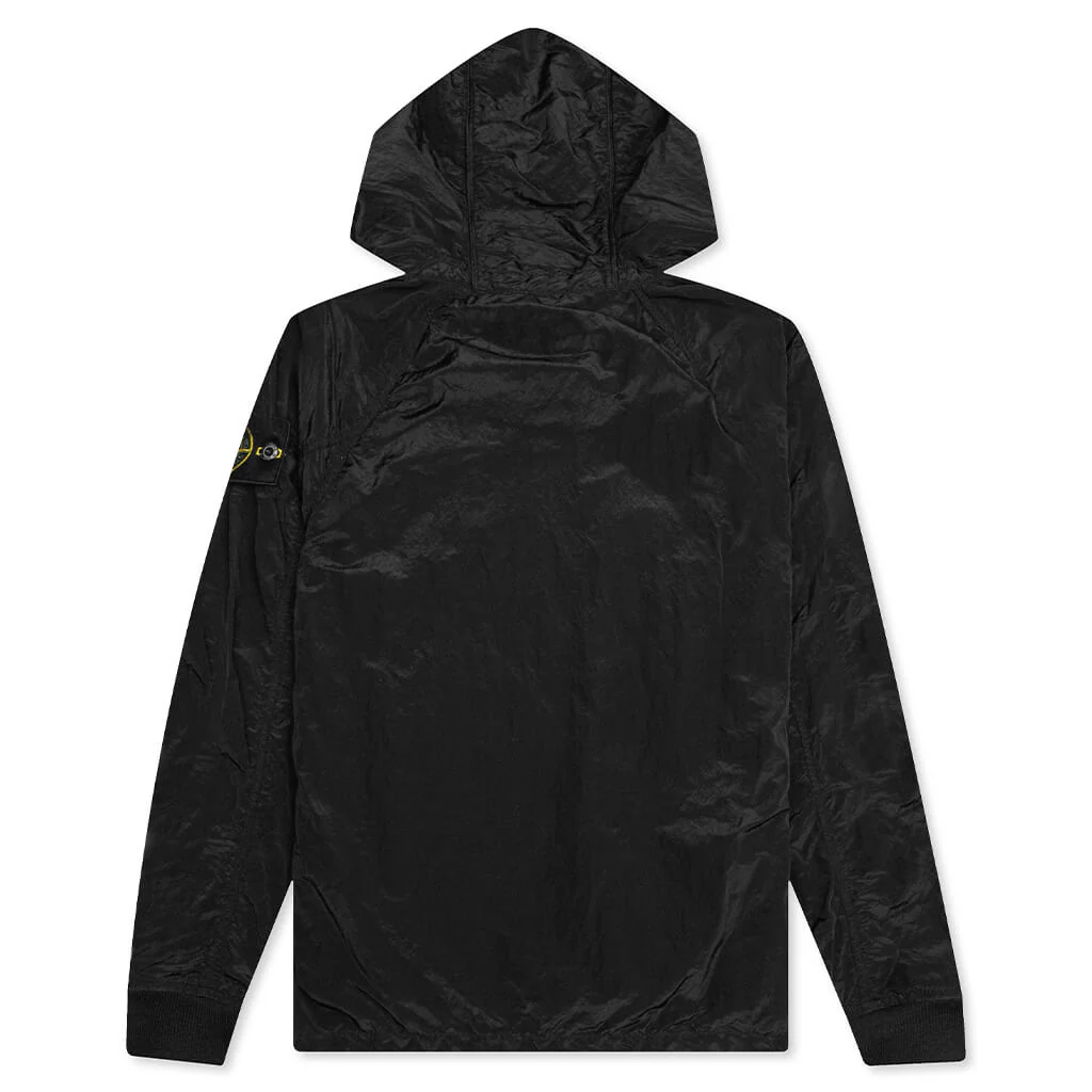 Funnel Neck Lightweight Jacket - Black - Image 2