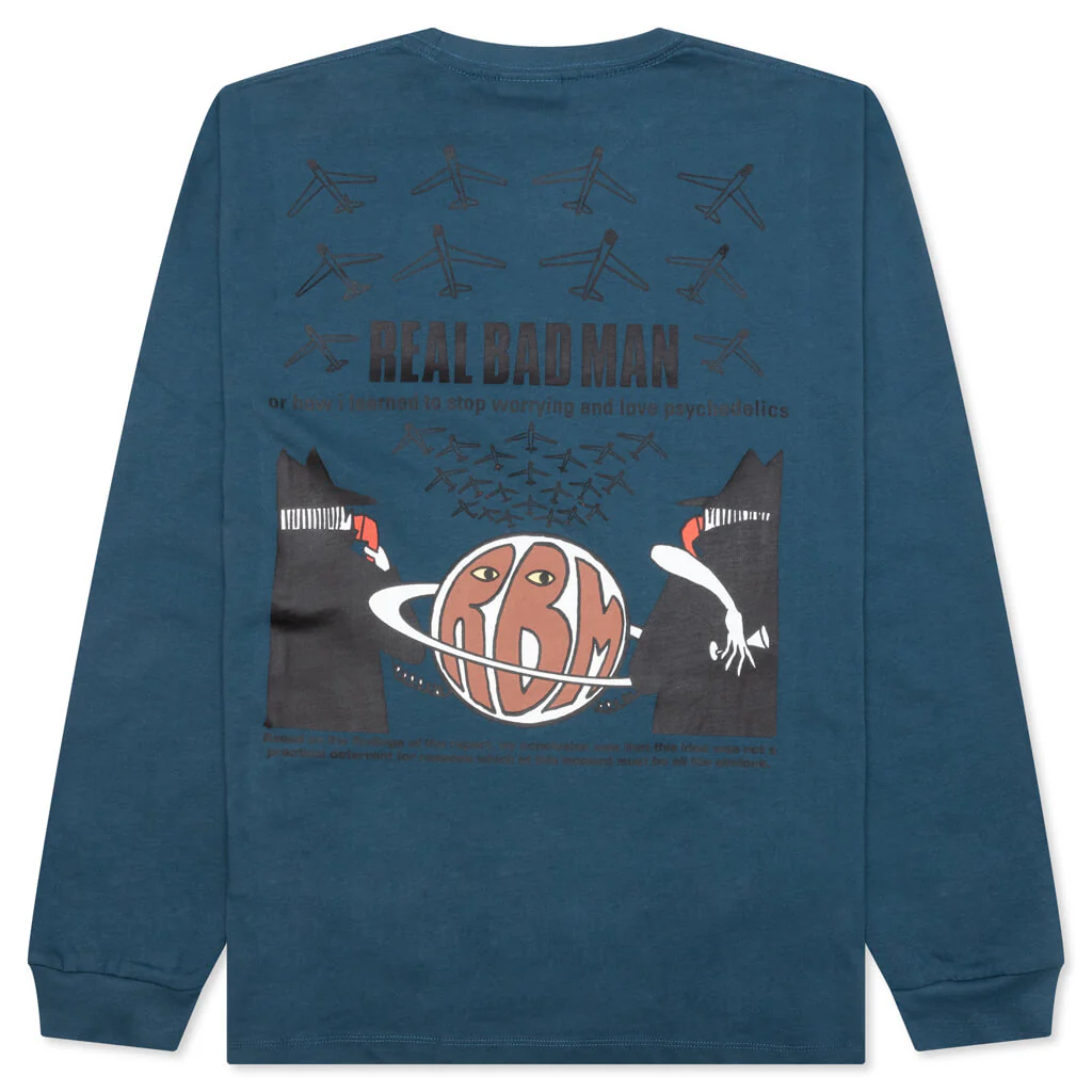 Stop Worrying L/S Tee - Deep Dive - Image 2