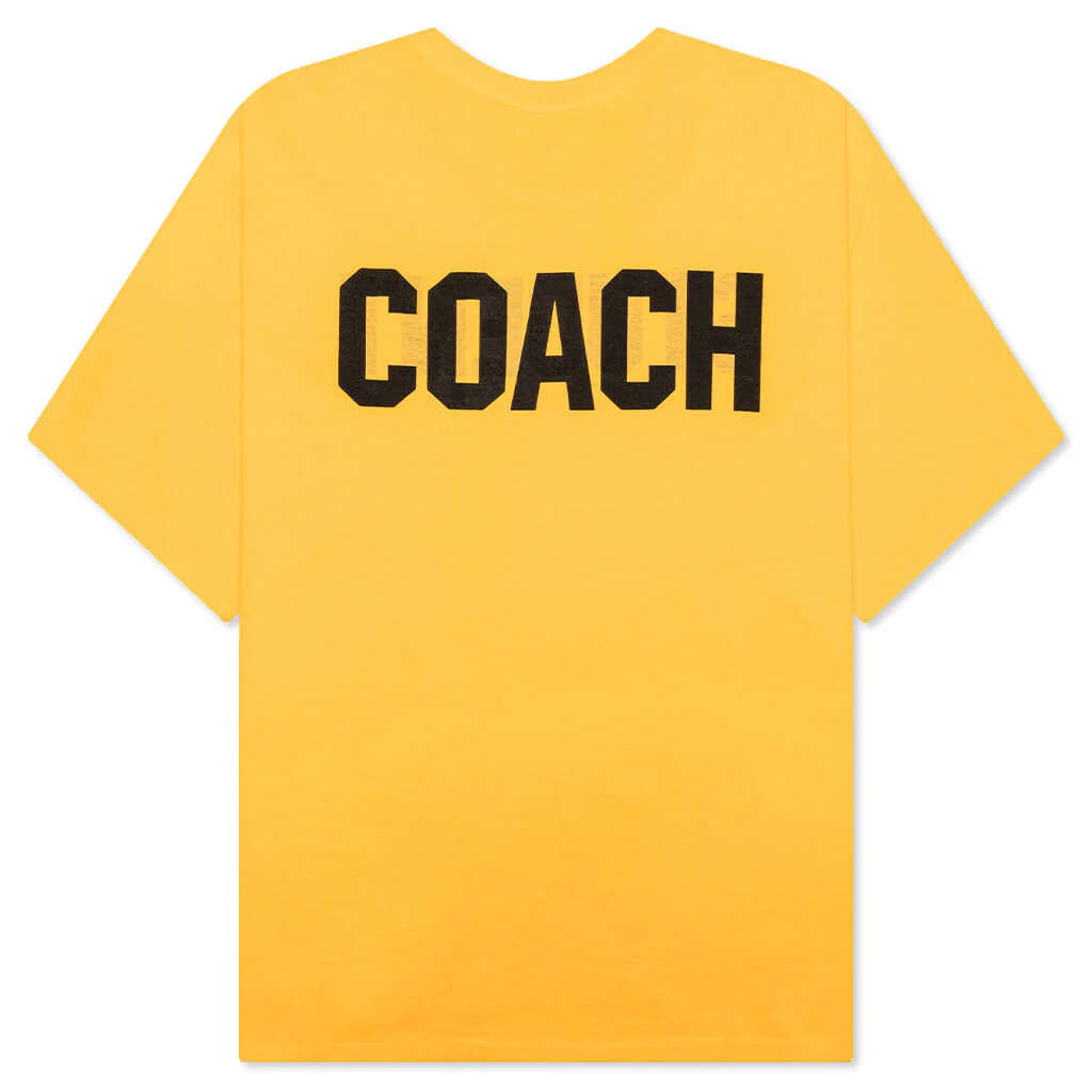 Student/Coach Tee - Gold Yellow - Image 2