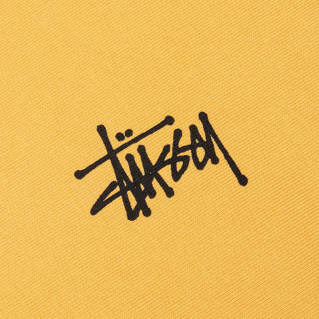 Basic Stussy Pigment Dyed Crew - Honey - Image 3