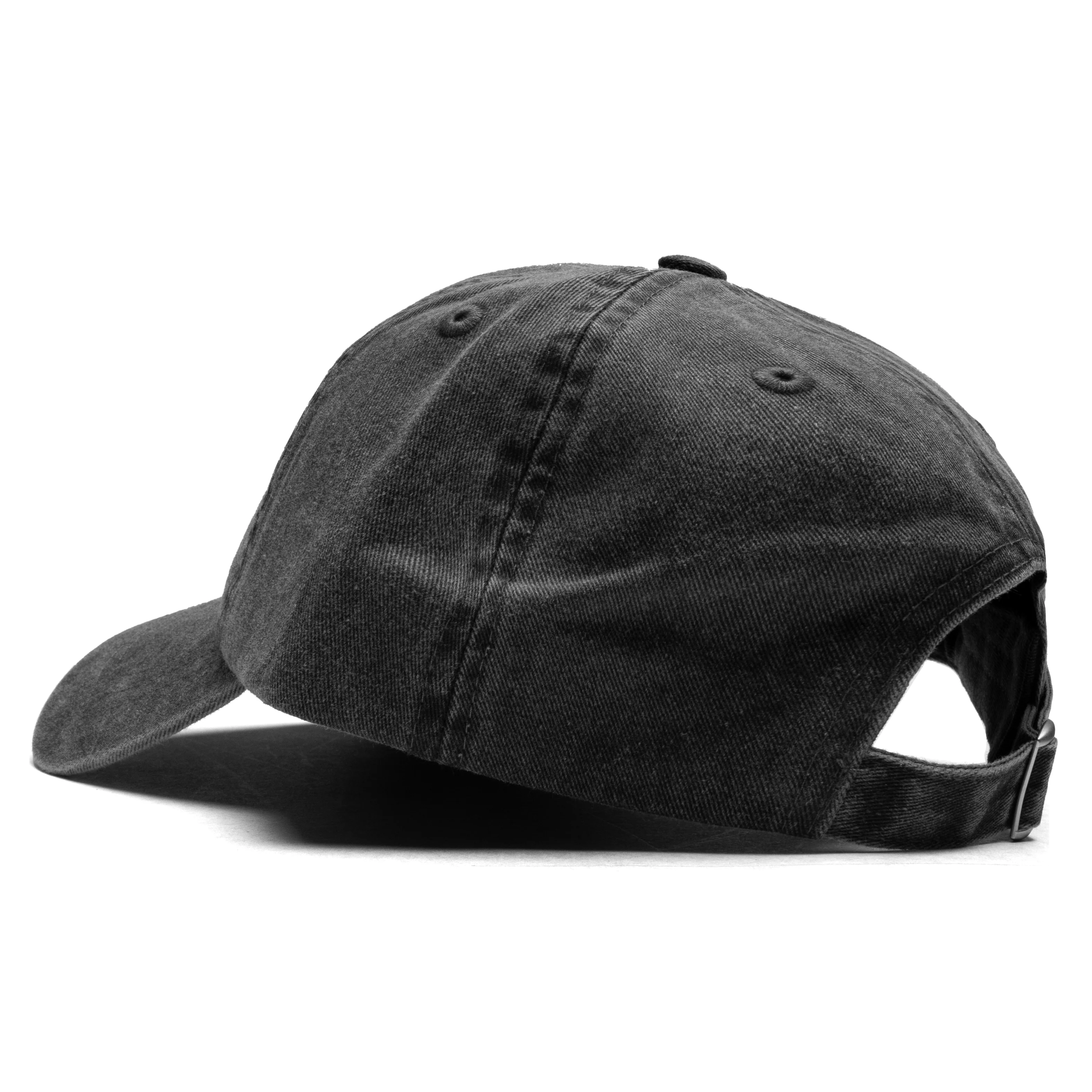 Basic Washed Low Pro Cap - Charcoal - Image 4