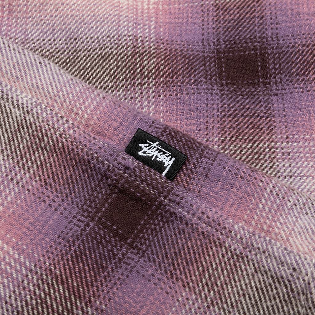 Bay Plaid Shirt - Berry - Image 4