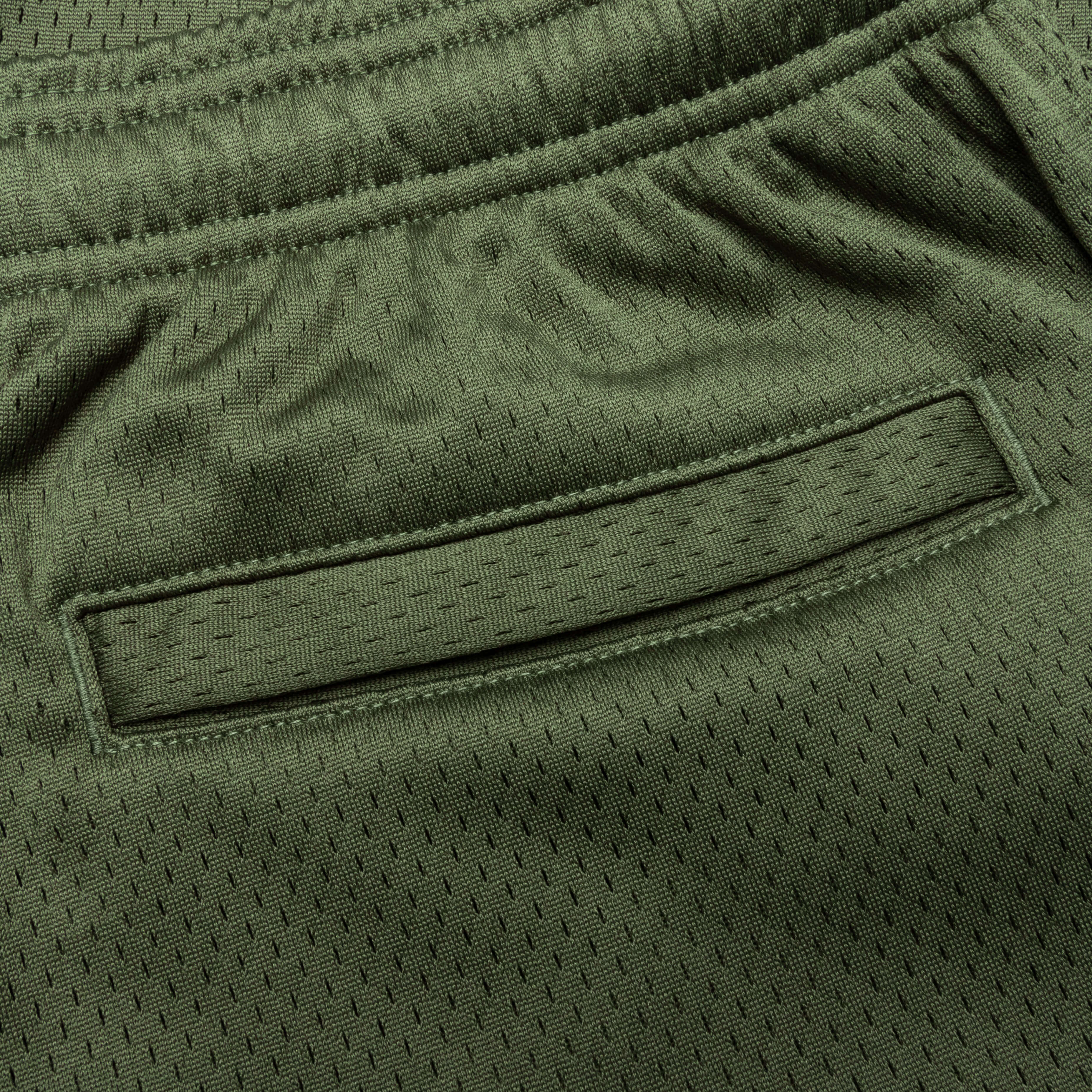 Big Basic Mesh Short - Olive - Image 4