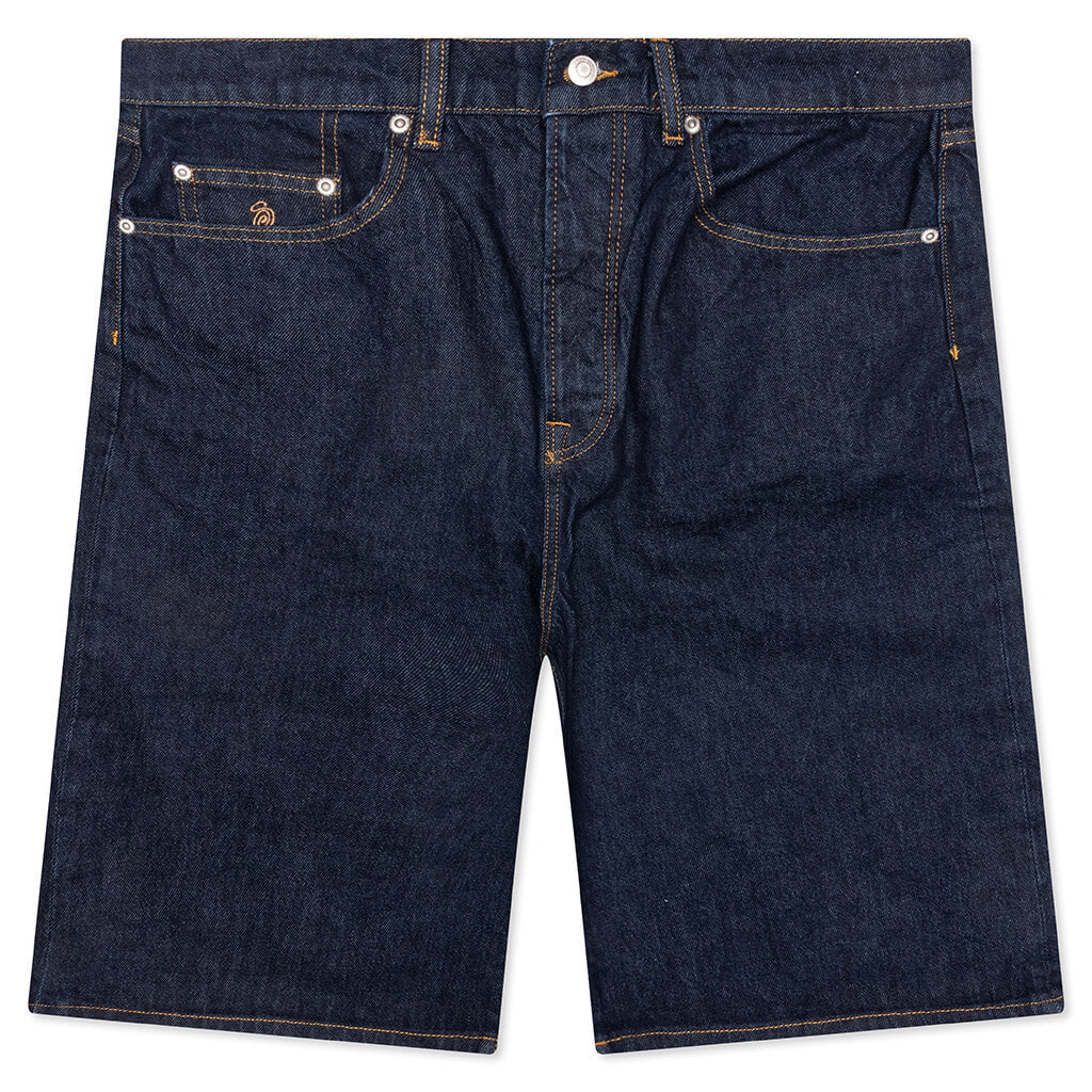 Big Ol Denim Shorts- Rinsed Indigo