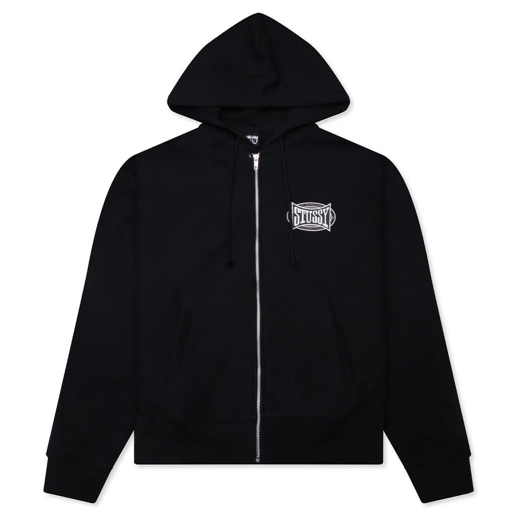 Champion Oval Zip Hoodie - Black
