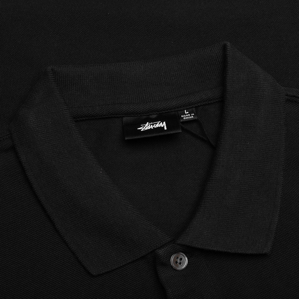 Classic Pique Polo - Black - Image 3