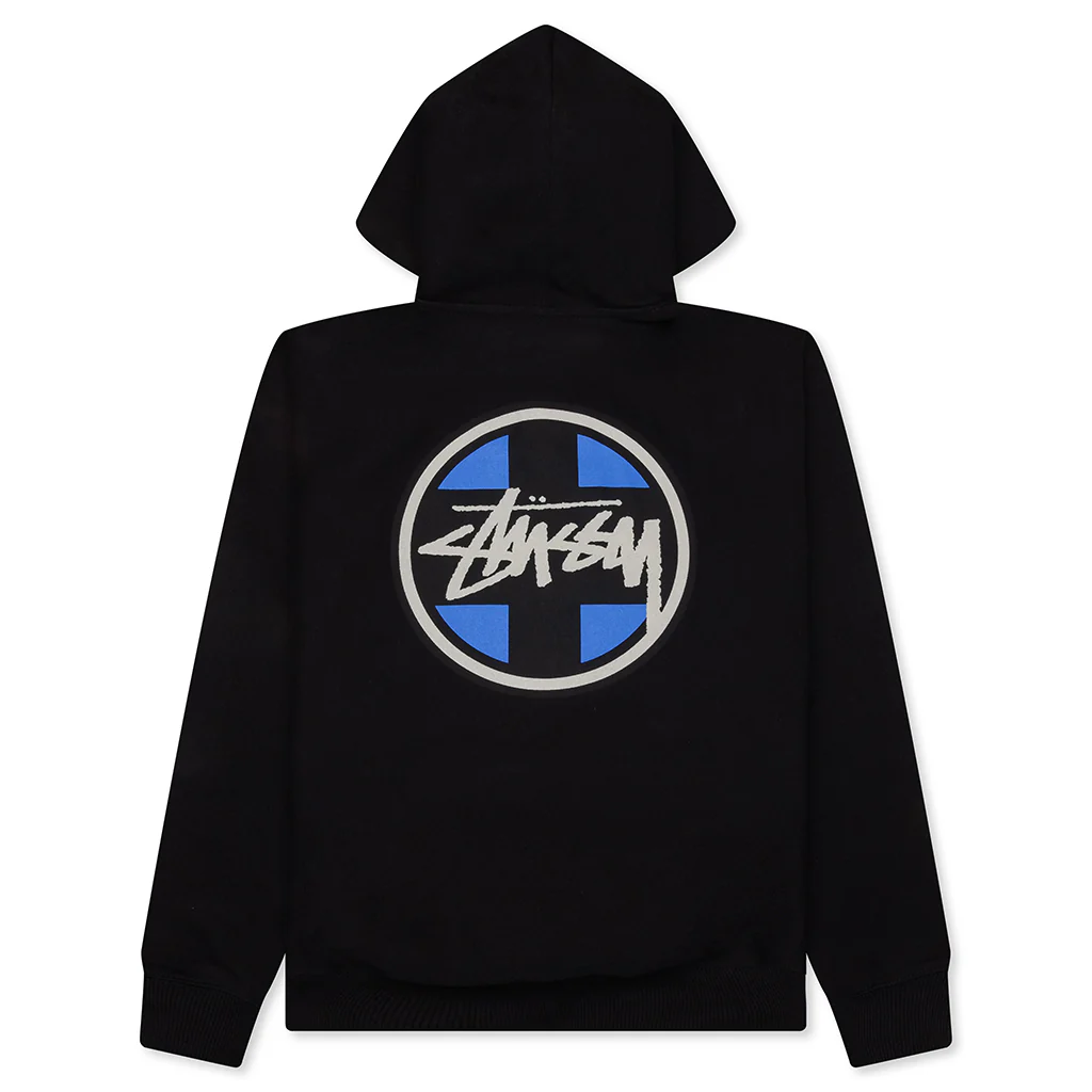 Cross Dot Hoodie - Black - Image 2