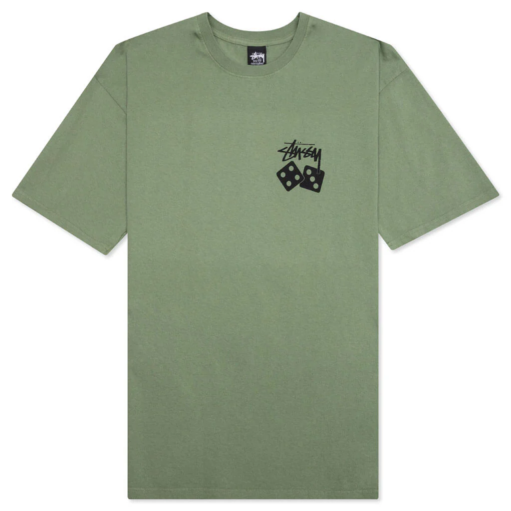 Dice Pigment Dyed Tee - Artichoke