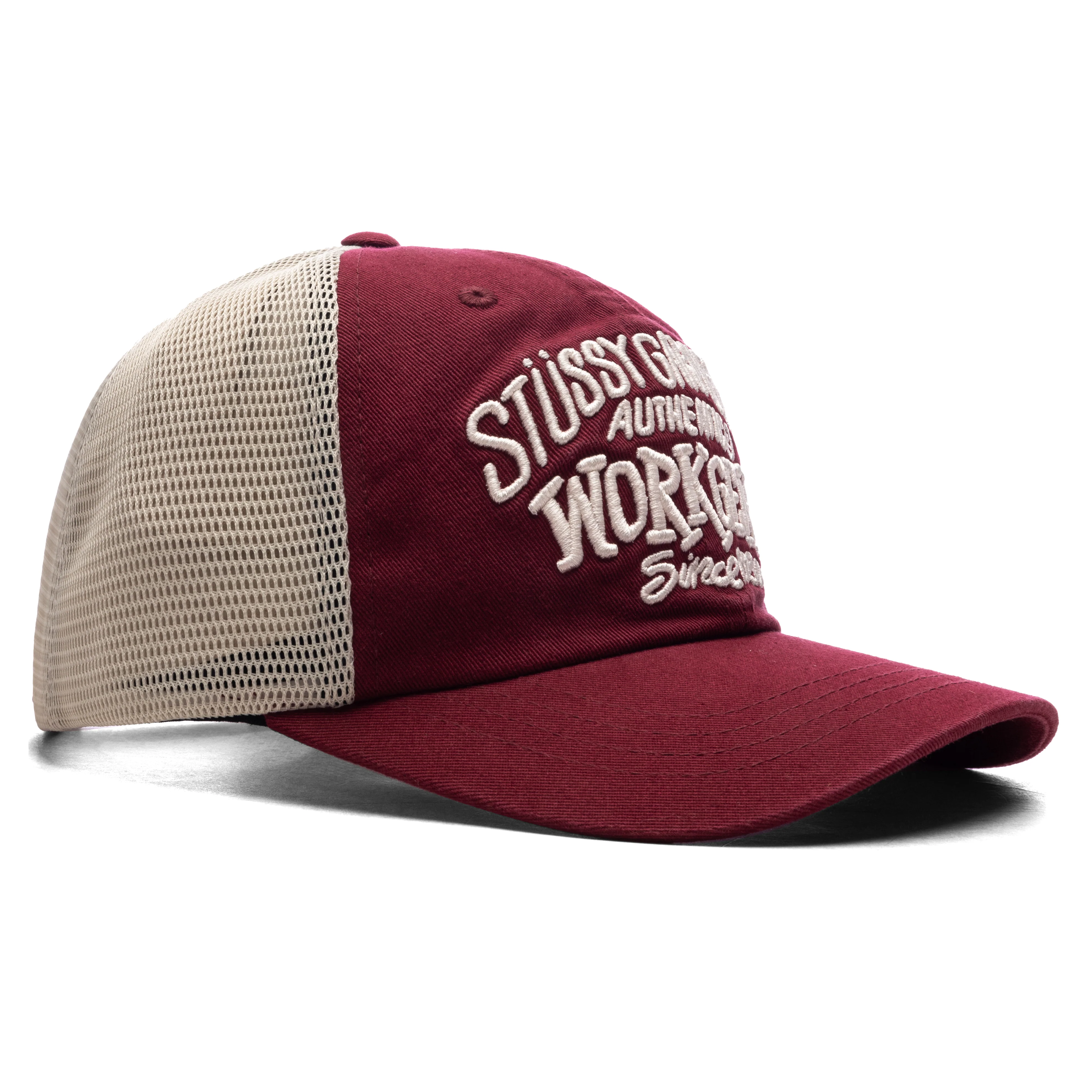 LP Workgear Strapback Cap - Wine - Image 3