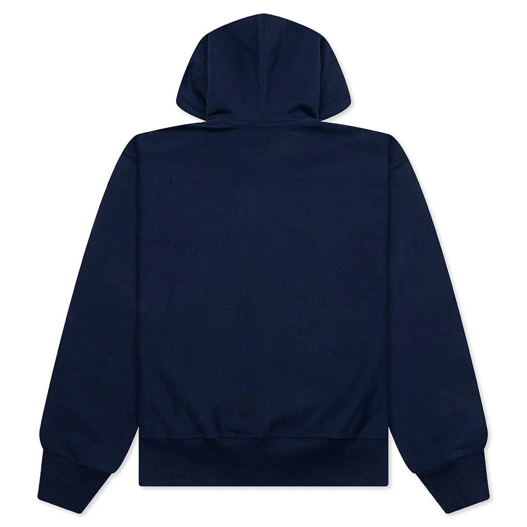 Mirror Zip Hoodie - Navy - Image 2