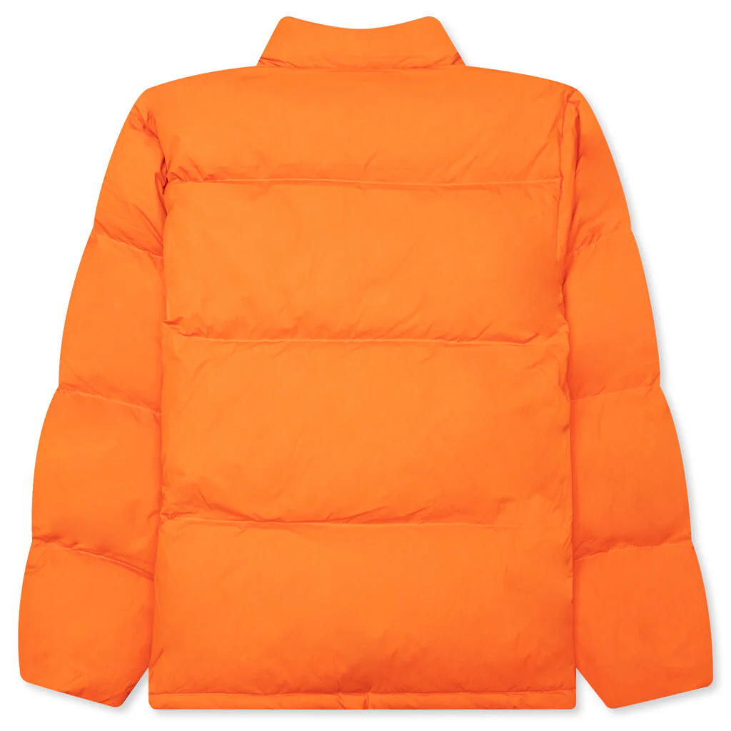 Nylon Down Puffer - Orange - Image 2
