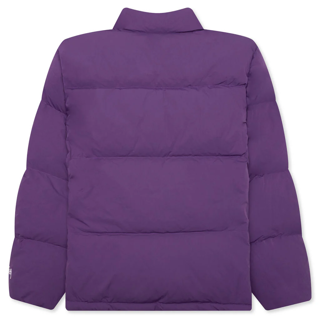 Nylon Down Puffer - Purple - Image 2