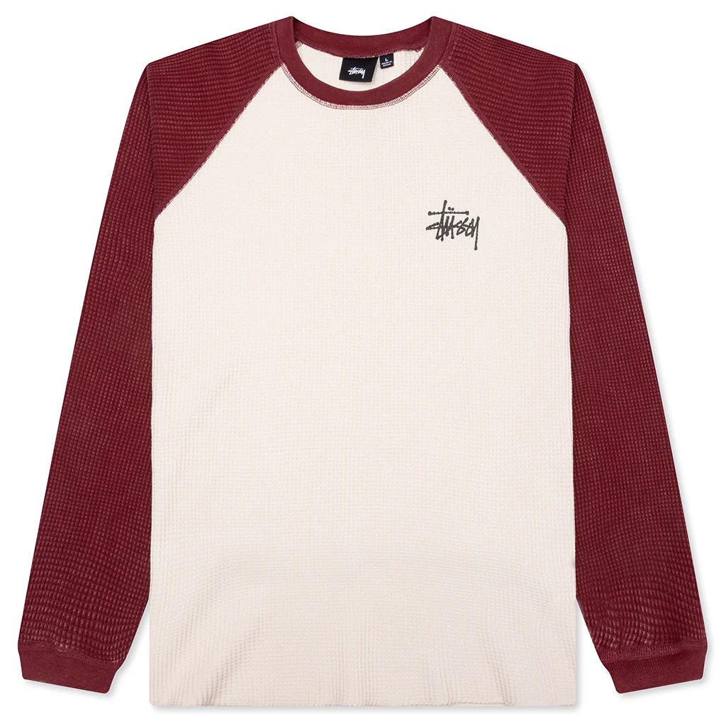 Raglan Thermal 2 Tone - Off White